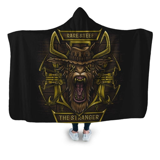 Wanted Dead Or Alive Hooded Blanket - Adult / Premium Sherpa