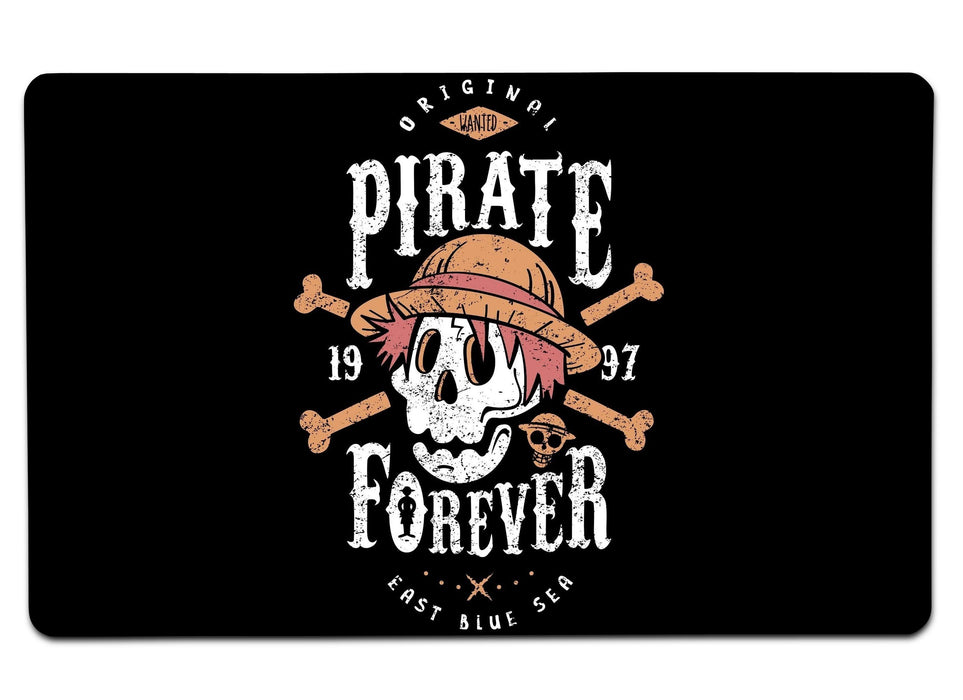 Wanted Pirate Forever Large Mouse Pad