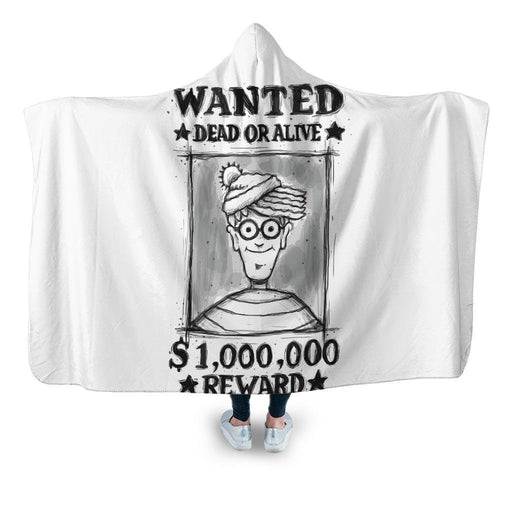 Wanted Waldo Hooded Blanket - Adult / Premium Sherpa