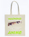 Warning May Spontaneously Start Talking About Anime Tote - Natural / M