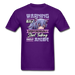 Warning May Start Talking About Anime Unisex Classic T-Shirt - purple / S