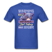 Warning May Start Talking About Anime Unisex Classic T-Shirt - royal blue / S