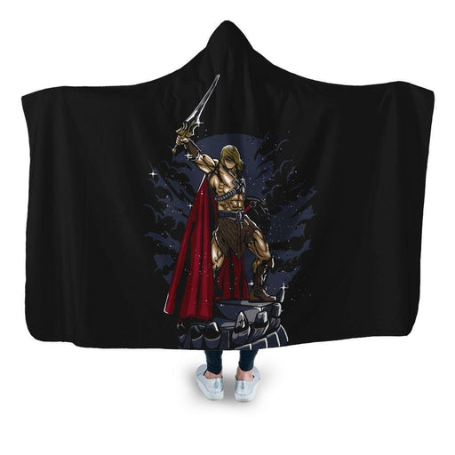 Warrior Hooded Blanket - Adult / Premium Sherpa