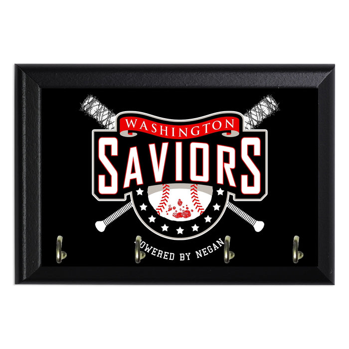 Washington Saviors Key Hanging Plaque - 8 x 6 / Yes