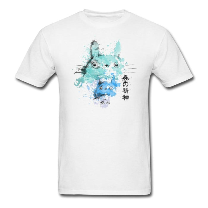 Water Colors Totoro Unisex Classic T-Shirt - white / S