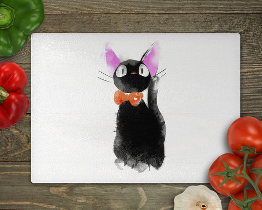 Watercolor Cat Cutting Board
