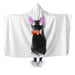 Watercolor Cat Hooded Blanket - Adult / Premium Sherpa