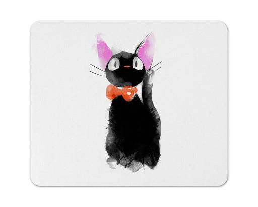 Watercolor Cat Mouse Pad