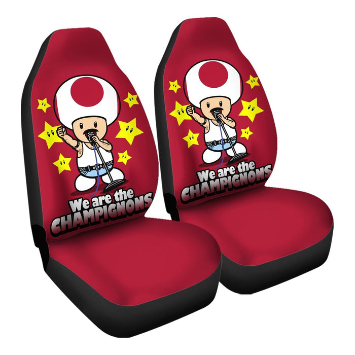 we are the champignons Car Seat Covers - One size