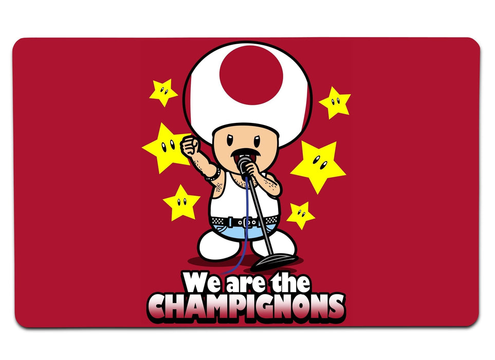 We Are The Champignons Large Mouse Pad