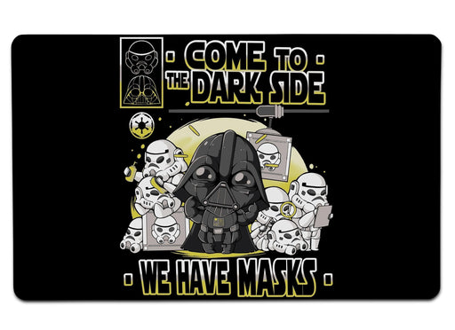We Have Masks Large Mouse Pad