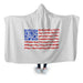 Weapon Flag Hooded Blanket - Adult / Premium Sherpa