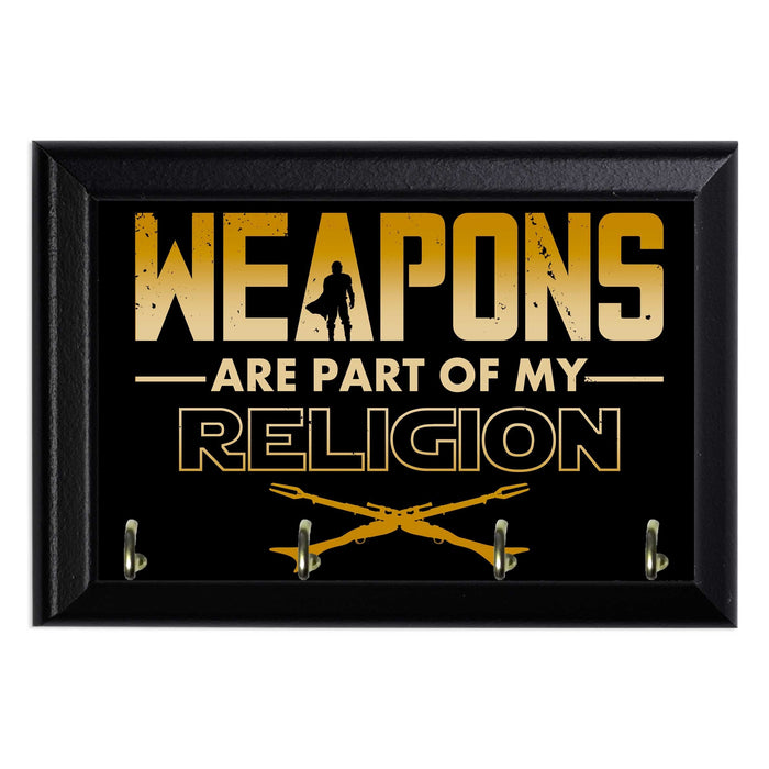 Weapons Key Hanging Plaque - 8 x 6 / Yes