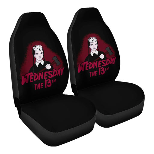 Wednesday The 13th Car Seat Covers - One size
