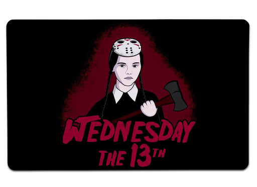 Wednesday The 13th Large Mouse Pad