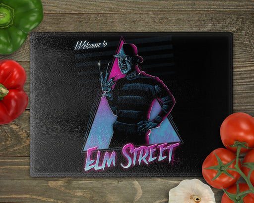 Welcome To Elm Street Cutting Board