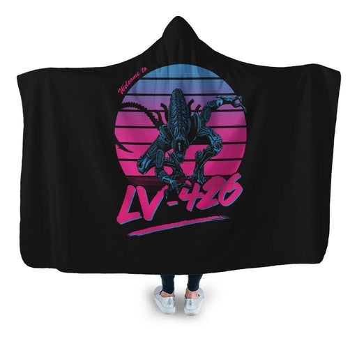Welcome To Lv 426 Hooded Blanket - Adult / Premium Sherpa