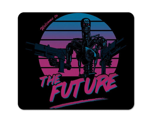 Welcome to the Future halftoned Mouse Pad