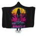 Welcome To The Jungle Hooded Blanket - Adult / Premium Sherpa