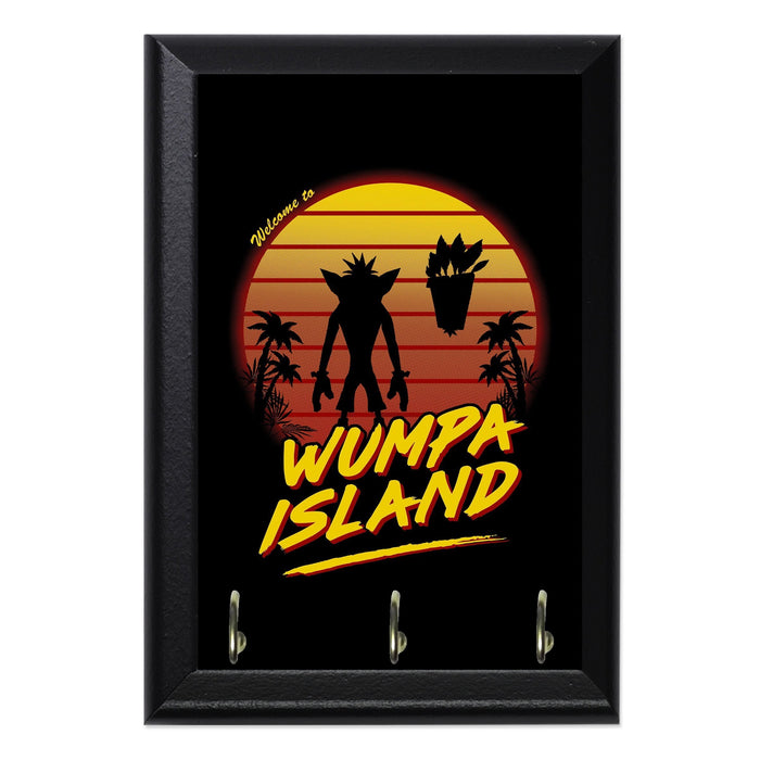 Welcome to Wumpa Island Key Hanging Plaque - 8 x 6 / Yes