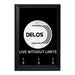 Westworld Delos Live Without Limits Decorative Wall Plaque Key Holder Hanger - 8 x 6 / Yes