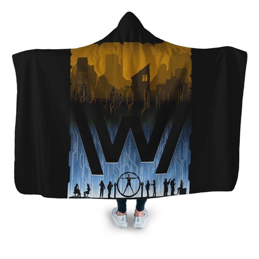 Westworld Hooded Blanket - Adult / Premium Sherpa