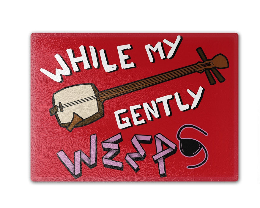 While My Shamisen Gently Weeps Cutting Board
