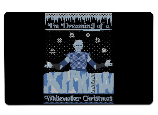 White Walker Xmas. Png Large Mouse Pad
