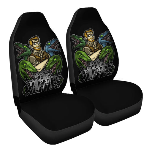 Whos Your Alpha Car Seat Covers - One size
