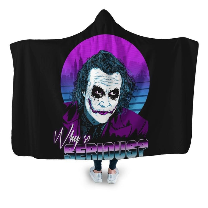 Why So Serious Hooded Blanket - Adult / Premium Sherpa