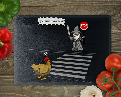 Why The Chicken Could Not Cross Road Cutting Board