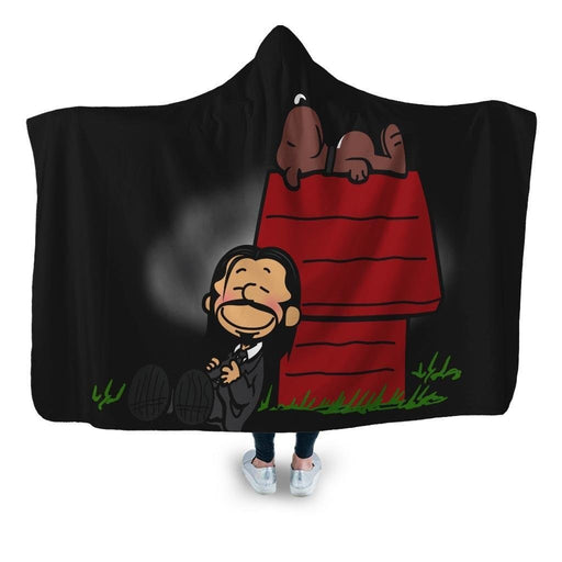 Wickn Hooded Blanket - Adult / Premium Sherpa