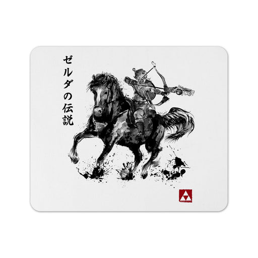 Wild Hunter Sumi E Mouse Pad