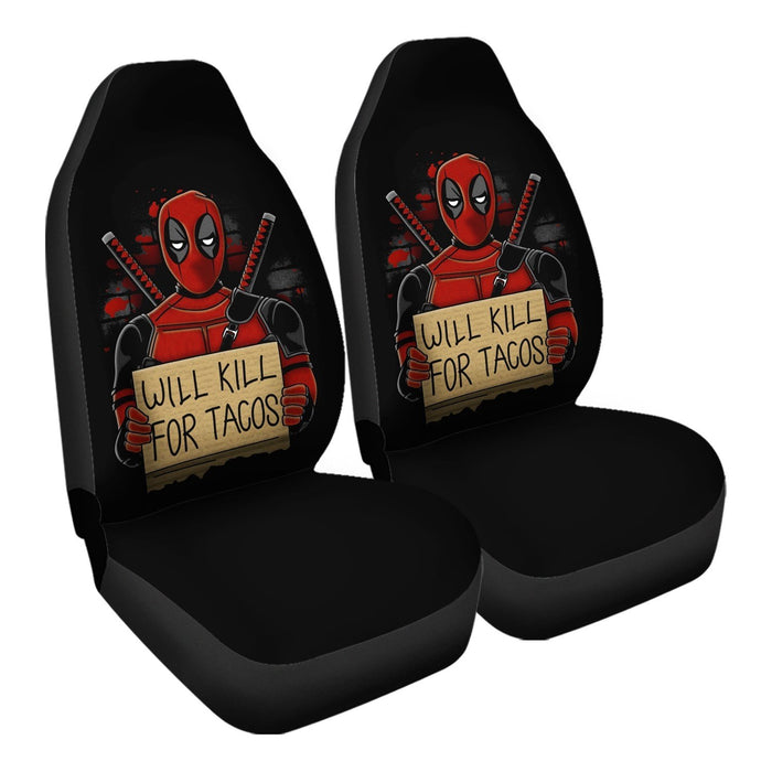Will Kill for Tacos Car Seat Covers - One size