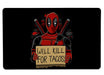 Will Kill for Tacos Large Mouse Pad