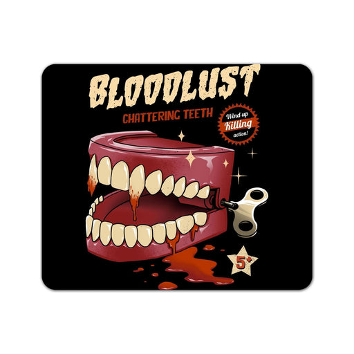 Wind Up Killer Teeth Mouse Pad