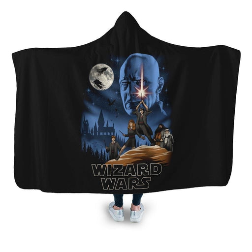Wizrd Wars Color Serp Hooded Blanket - Adult / Premium Sherpa