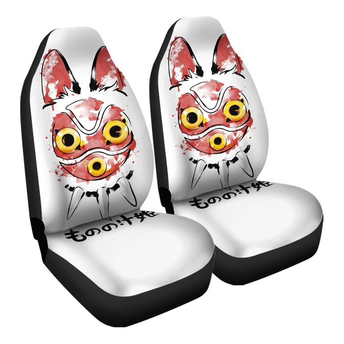 Wolf Girl Mask Car Seat Covers - One size
