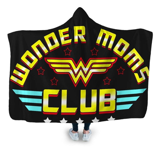 Wonder Moms Club Hooded Blanket - Adult / Premium Sherpa