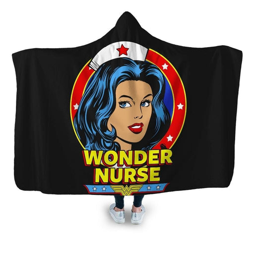 Wonder Nurse I Hooded Blanket - Adult / Premium Sherpa