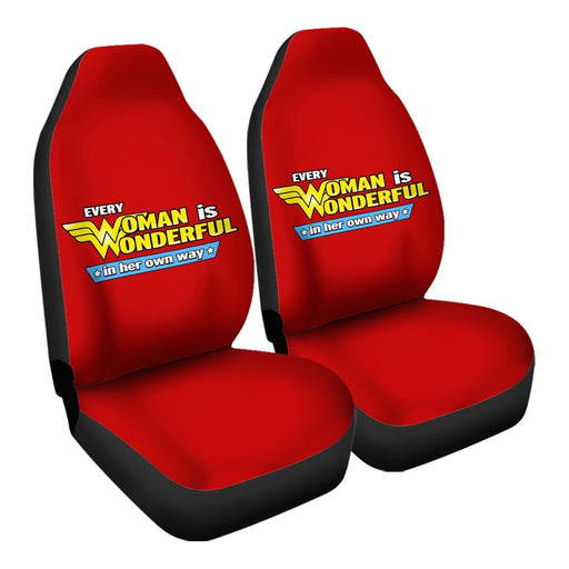 wonderful woman Car Seat Covers - One size