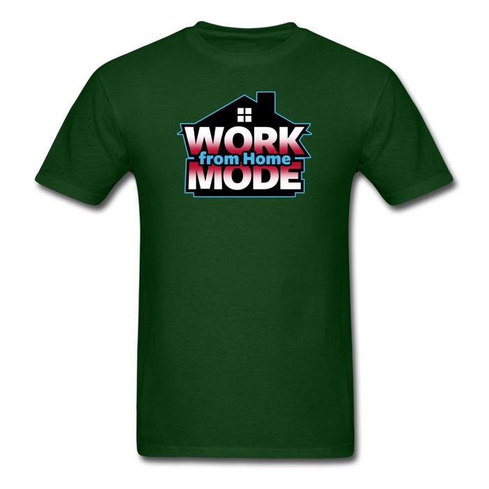 Work From Home Mode Unisex Classic T-Shirt - forest green / S