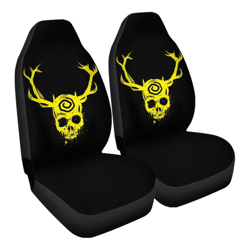 Yellow King Car Seat Covers - One size