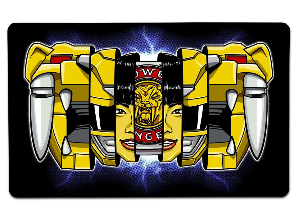 Yellow Ranger Large Mouse Pad