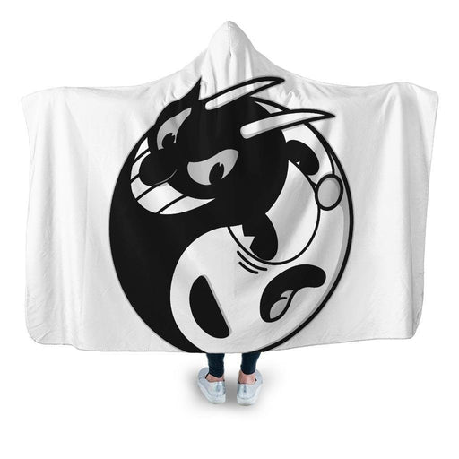 Yin Cup! Hooded Blanket - Adult / Premium Sherpa