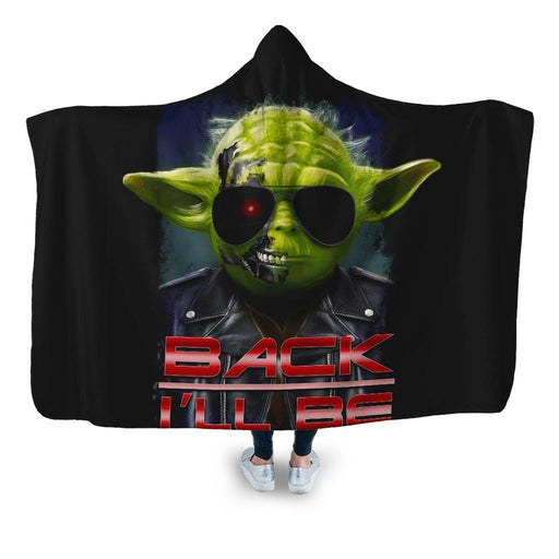 Yoda Terrm Hooded Blanket - Adult / Premium Sherpa