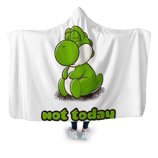 Yosh Not Today Hooded Blanket - Adult / Premium Sherpa