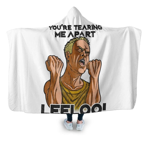 Youre Tearing Me Apart Leeloo2 Hooded Blanket - Adult / Premium Sherpa