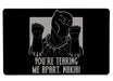 Youre Tearing Me Apart Nakia Large Mouse Pad
