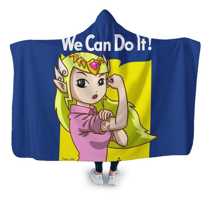 Zelda Can Do It Hooded Blanket - Adult / Premium Sherpa